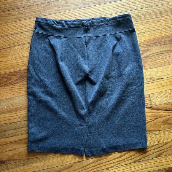 T Tahari Charcoal Midi Pencil Skirt – Size XL - Picture 4 of 8